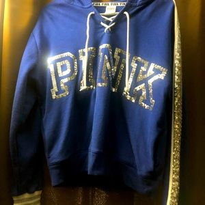 VS Pink sweatshirt -royal blue XS